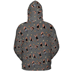 The Trashman It's Always Sunny in Philadelphia All-over Print Hoodie