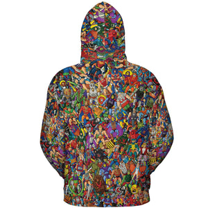 MOTU's Characters Figure Pattern He-man and The Masters of The Universe All-over Print Hoodie