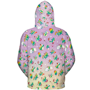 Rainbow Pokemon Pattern All-over Print Hoodie