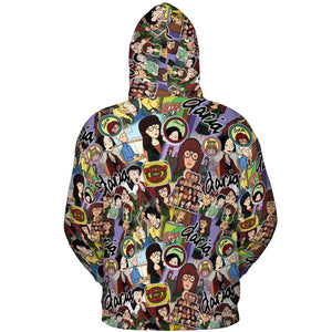 Sick Sad World Daria All-over Print Hoodie
