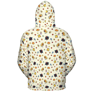 Super Mario Characters Pattern All-over Print Hoodie