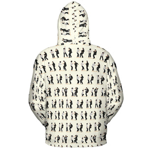 Mia Wallace and Vincent Vega Dance Pulp Fiction All-over Print Hoodie