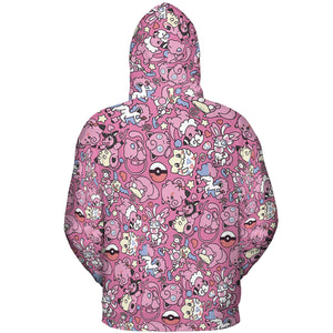 Fairy Pokemon Pattern All-over Print Hoodie
