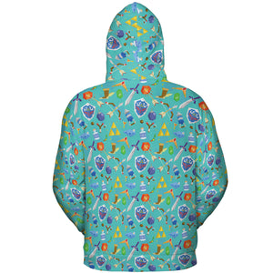Zelda Korok All-over Print Hoodie