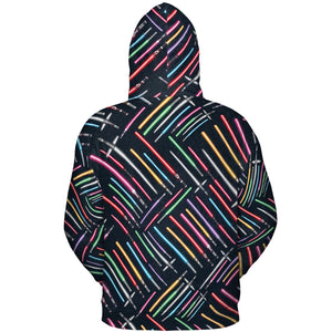 Lightsabers Star Wars Pattern All-over Print Hoodie