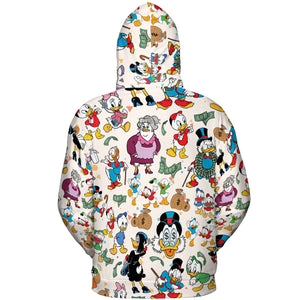 Donald Huey Dewey Ducktales All-over Print Hoodie