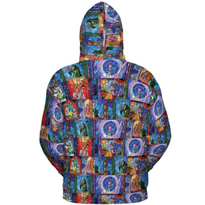 Beauty And The Beast Story Windows All-over Print Hoodie