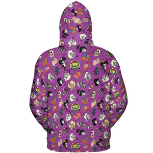 Beetlejuice Cartoon Vintage All-over Print Hoodie