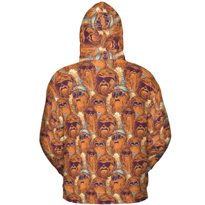 Retro Chewy Summer Vibes All-over Print Hoodie