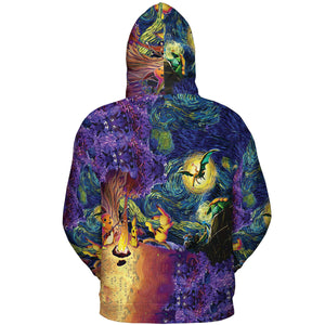 Pokemon Starry Night Campfire All-over Print Hoodie