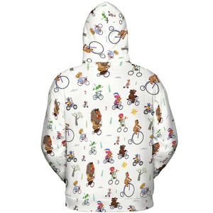 The Muppet Movie Bike Scene All-over Print Hoodie