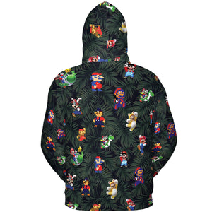 Tropical Mario Super Mario All-over Print Hoodie