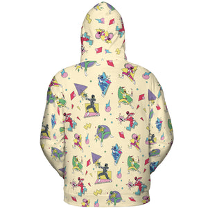 Morphin Team Power Rangers All-over Print Hoodie