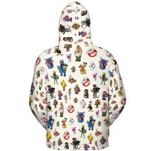 Behind The Face All-over Print Hoodie