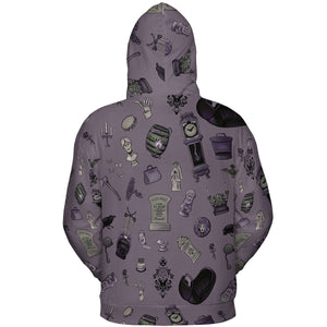 Welcome Foolish Mortals Haunted Mansion All-over Print Hoodie
