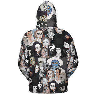 Faces The Phantom of Opera All-over Print Hoodie