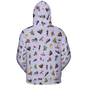 Muttley Buddies All-over Print Hoodie