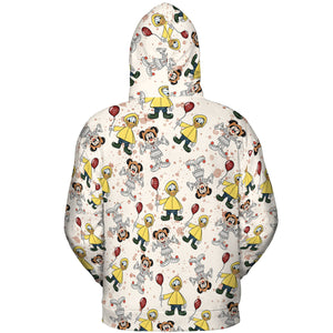 Mouse Clown All-over Print Hoodie