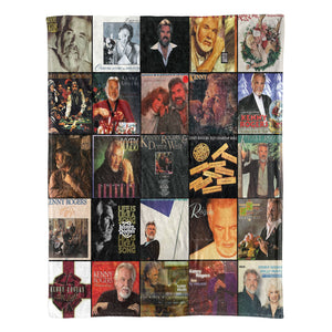 Kenny Rogers Sherpa Blanket A Warm Tribute to Timeless Country Memories