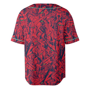 Gundam Camo Magenta Gundam Unisex Baseball Jersey