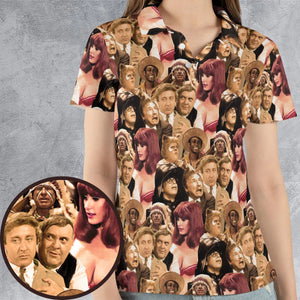 Mel Brook's movies collage AOP Men/Women Polo Shirt