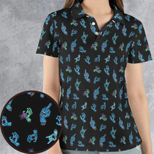Santa Cruz Screaming Hand AOP Men/Women Polo Shirt