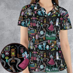 Haunted Mansion Map AOP Men/Women Polo Shirt