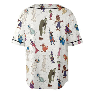 Groovie Goolies Halloween Unisex Baseball Jersey