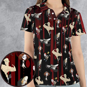 The Rocky Horror Picture Show Characters AOP Men/Women Polo Shirt