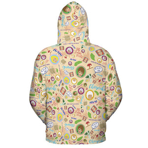 All-over Print Hoodie - 9KCWGQMN - - 4