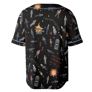 Die Hard Is My Favorite Christmas Movie Unisex Baseball Jersey
