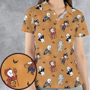 Casper Costume Fun AOP Men/Women Polo Shirt