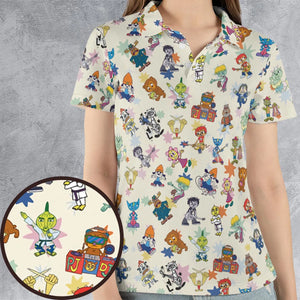 Parappa the Rapper Characters AOP Men/Women Polo Shirt