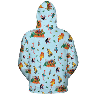 Bedknobs and broomsticks Characters All-over Print Hoodie