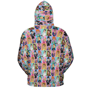 All-over Print Hoodie - 4RS5UQDV - - 4