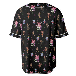 Monsters Cereal Pattern Unisex Baseball Jersey