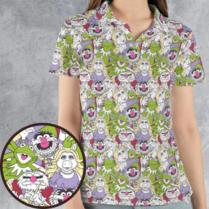 Muppet Mania The Muppets AOP Men/Women Polo Shirt
