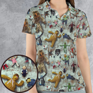 Together Again The Muppet Show AOP Men/Women Polo Shirt