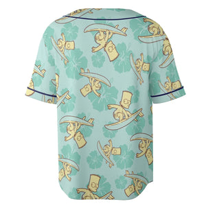 Surfing Simpsons The Simpsons Unisex Baseball Jersey