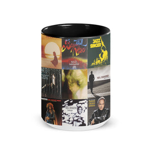 Neil Diamond Accent Mug Classic Album Cover Collage Gift