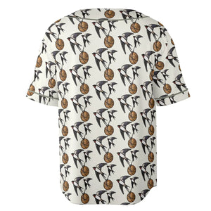 European Swallow Monty Python Holy Grail Unisex Baseball Jersey