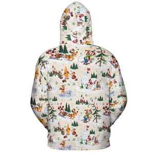 All-over Print Hoodie - 3RTFFENS - - 4