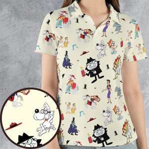 Bullwinkle’s Boss AOP Men/Women Polo Shirt