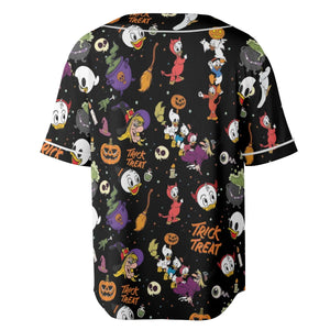 Huey, Dewey and Louie Duck Halloween Unisex Baseball Jersey