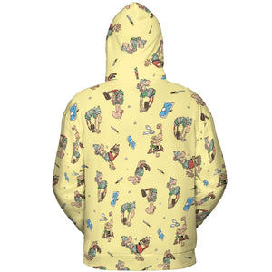 Gaulish Goodness Asterix All-over Print Hoodie