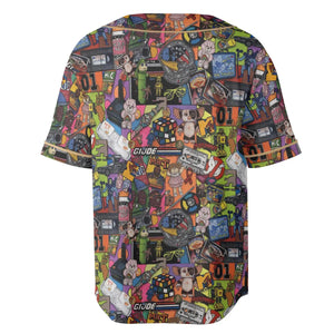 The 1980's. The Decade Of Greed Unisex Baseball Jersey