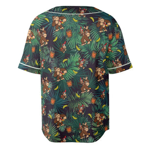 Donkey Kong Nintendo Video Games Unisex Baseball Jersey