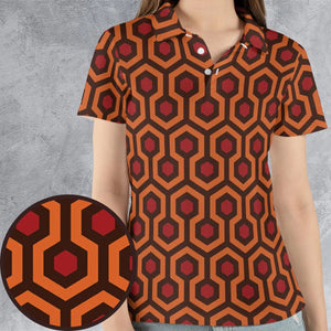 The Overlook Pattern The Shining AOP Men/Women Polo Shirt