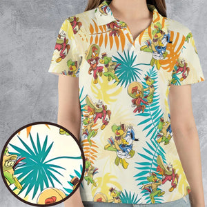 Tropical The Three Caballeros AOP Men/Women Polo Shirt