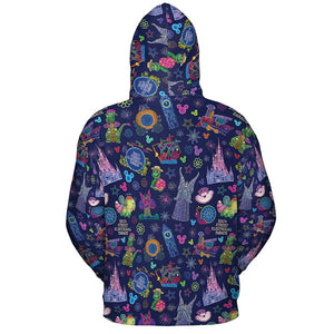 All-over Print Hoodie - R3NWZRQG - - 4